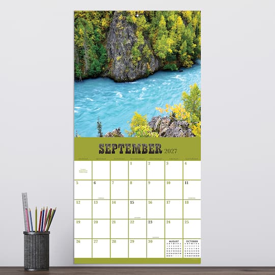 2027 Alaska Wall Calendar